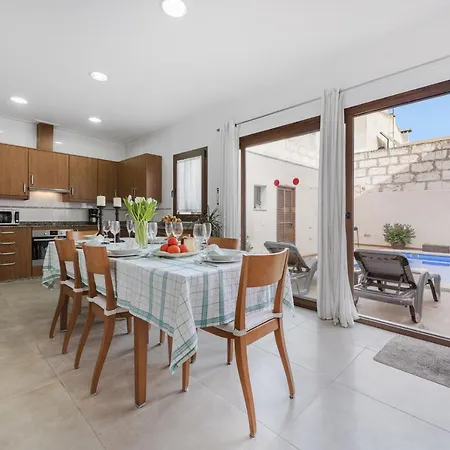 Sa Placeta New Reformed Large Town House With Pool *